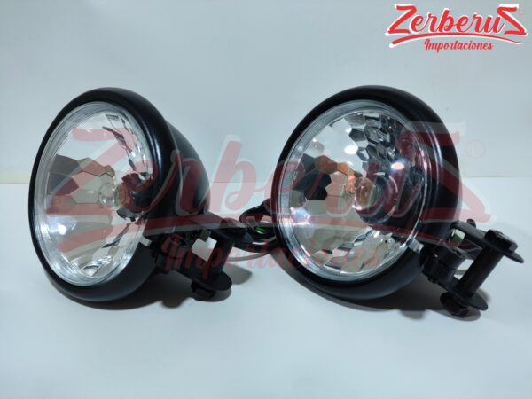 Set de faros Delanteros Negro Mate MD-2 - Imagen 3